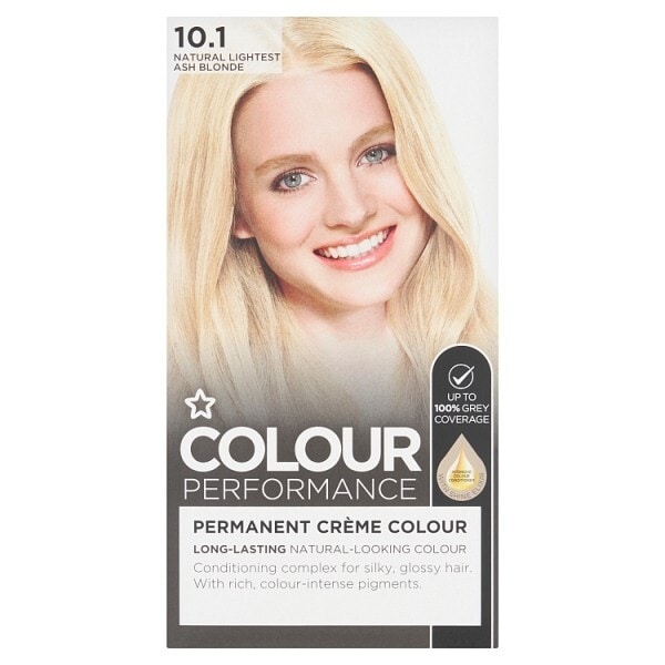 Superdrug Performance Permanent Hair Dye Lightest Ash 10.1