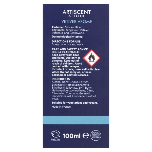 Superdrug Artiscent Vetiver Arome EDP 100ml