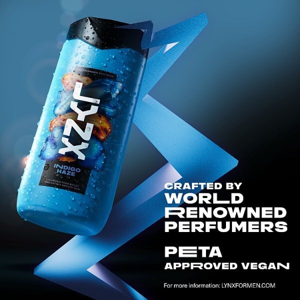 Lynx Fine Fragrance Collection Indigo Haze Premium Body Wash 400Ml