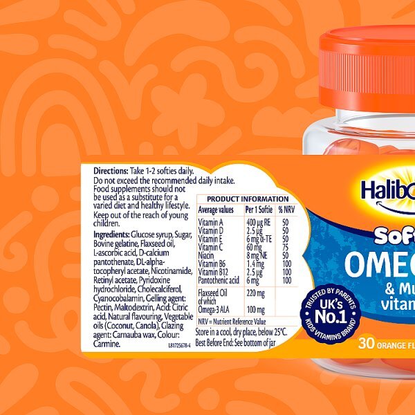 Haliborange Orange Omega 3 - 30 Softies