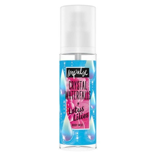 Impulse Body Mist Crystal Waterfalls & Lotus Lilies 150ml
