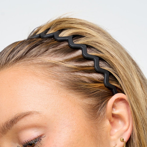 Brushworks Zig Zag Headband - 3 Pack