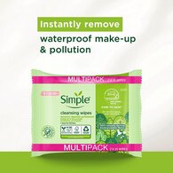 Simple Kind To Skin Cleansing Wipes Biodegradable 50 Pc
