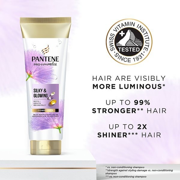 Pantene Silky&Glowing Hair Conditioner Biotin, 275ml