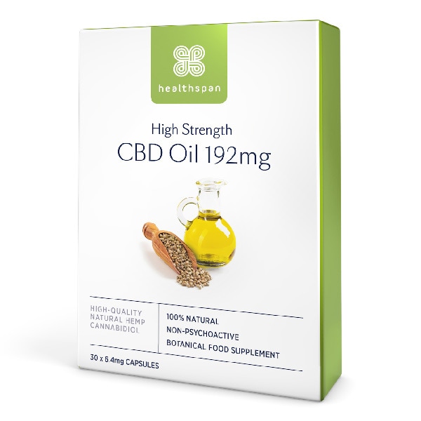 DNR HEALTHSPAN HIGH STRENGTH CBD OIL 192MG