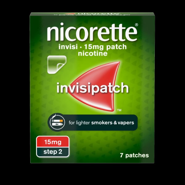 Nicorette invisi Nicotine Patch 15mg 7 Step2 (Stop Smoking)