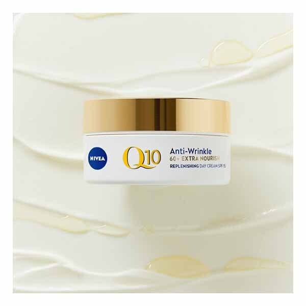 NIVEA Q10 Power 60+ Anti-Wrinkle Day Cream SPF15 50ml