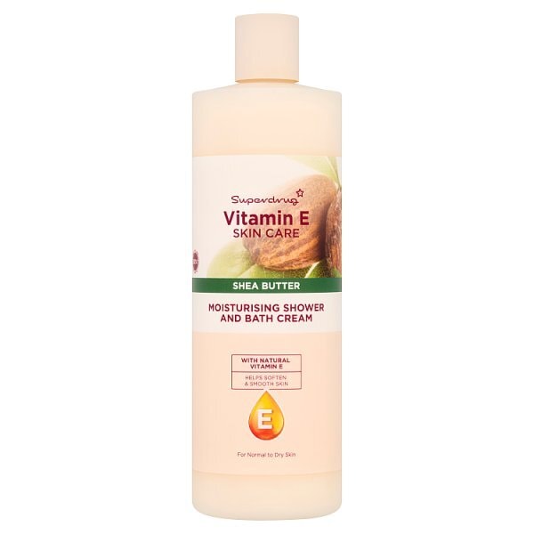 Superdrug Vitamin E & Shea Showergel & Bath Soak 500ml