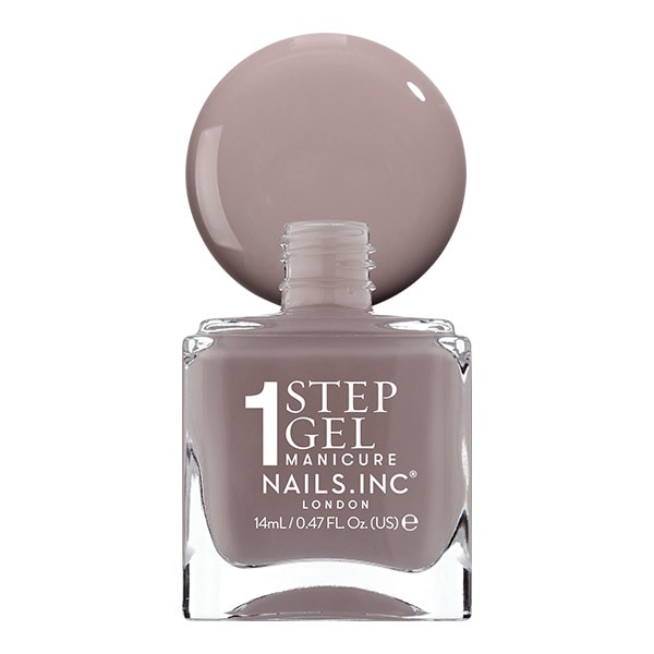 Nails.INC Its Topless Megan Mushroom Grey Polish 14ml