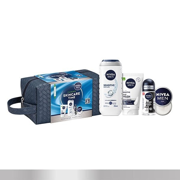 Nivea Men Pamper Wash Bag Grooming Gift Set