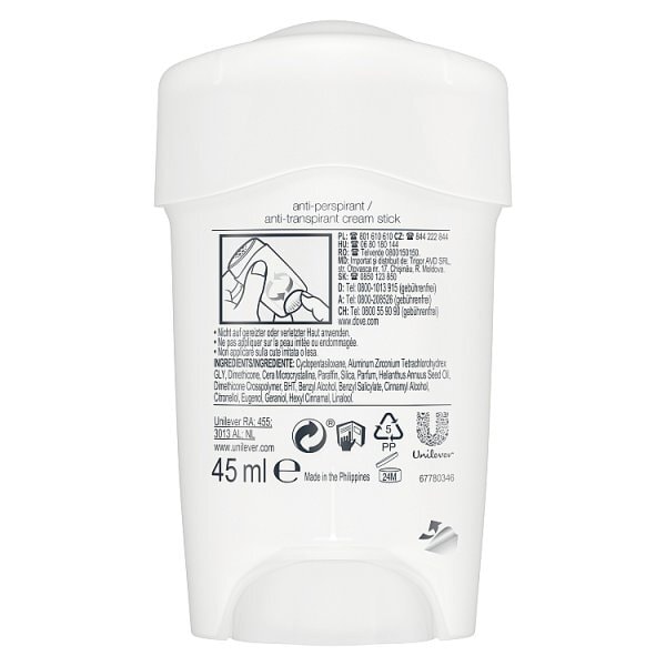 DNR Dove Anti-Perspirant Cream Stick Original Clean 45ml