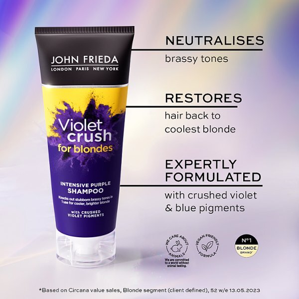 John Frieda Violet Crush Intense Purple Shampoo 250ml