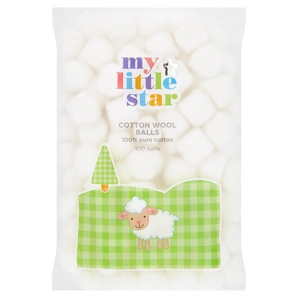 My Little Star Cotton Wool Balls x100