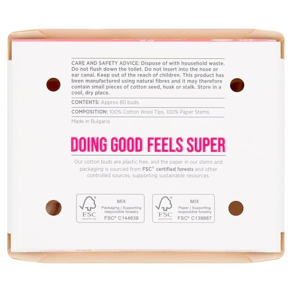 Superdrug Cotton Paper Buds x80