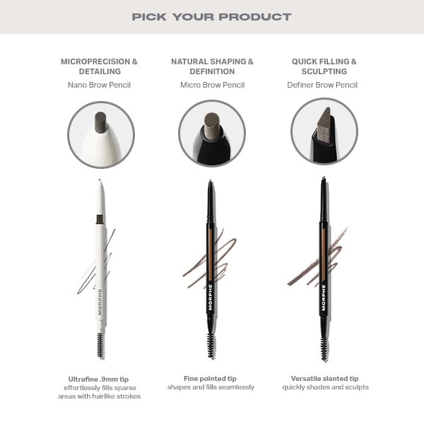 Morphe Nano Brow Pencil - Biscotti