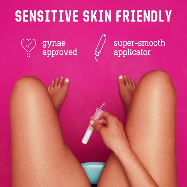 Flo Organic Cotton Applicator Tampons- 8 Regular + 6 Super