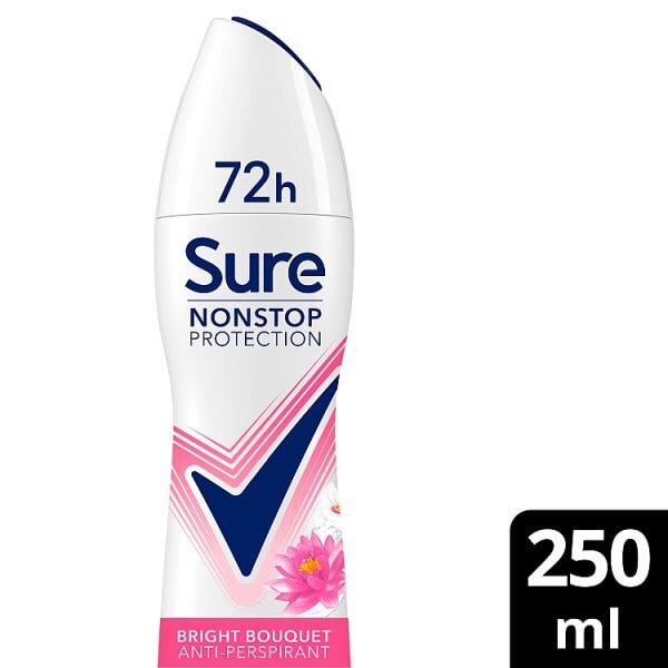 Sure Nonstop Protection Bright Bouquet Anti-Perspirant Aerosol 250 ml