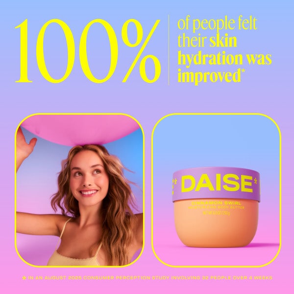 DAISE Moisturising Body Butter in Cinnamon Swirl, 250g