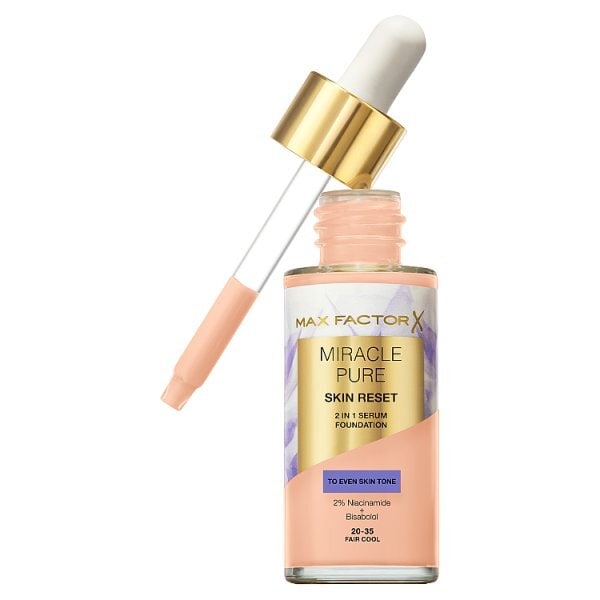 Max Factor Miracle Pure Skin Reset Serum Foundation Fair Cool 30ml