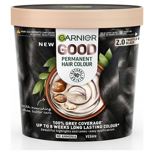 Garnier GOOD Permanent Hair Dye Truffle Soft Black 2.0