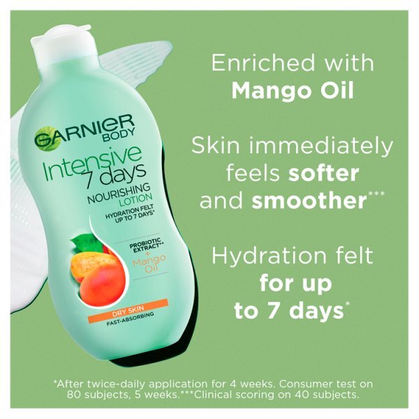 Garnier Intensive 7 Days Mango Body Lotion Dry Skin 400ml