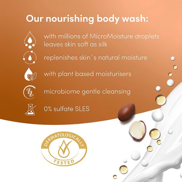 Dove Pampering Advanced Care Body Wash Shower Gel 400Ml