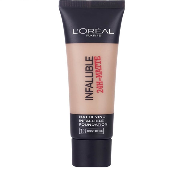 L'Oreal 24H-Matte Waterproof Foundation 13 Rose Beige 35ml