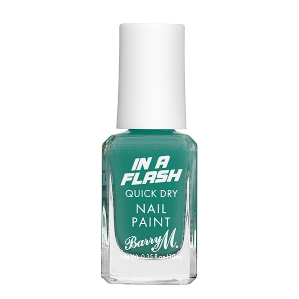 Barry M In A Flash Quick Dry Nail Paint - Teal Rush