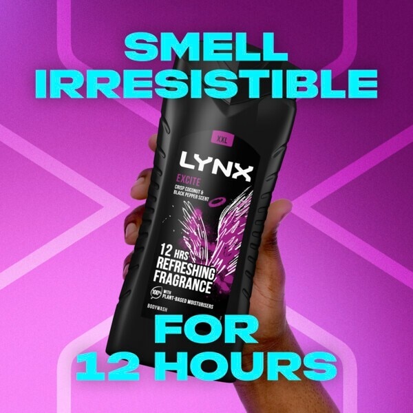 Lynx Bodywash Shower Gel Excite 500ml