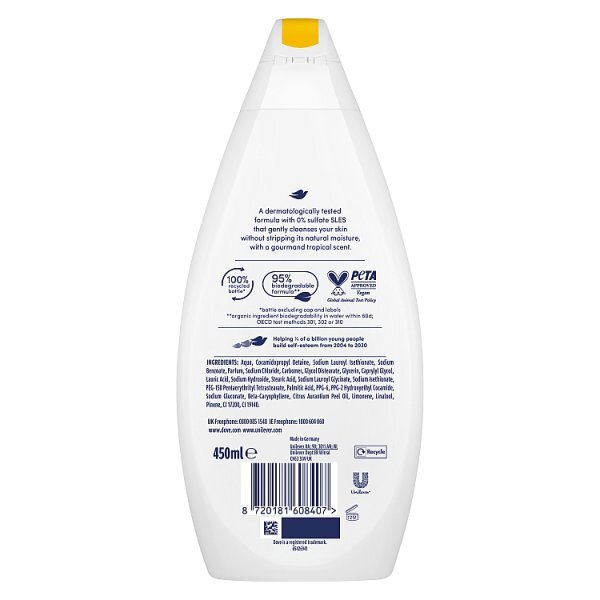 Dove Creamy Indulge Body Wash 450ml