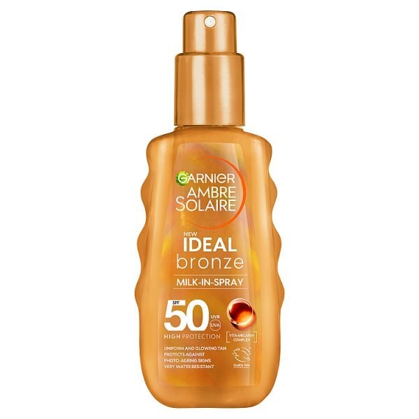 Garnier Ambre Solaire Ideal Bronze Milk In Spray Spf 50