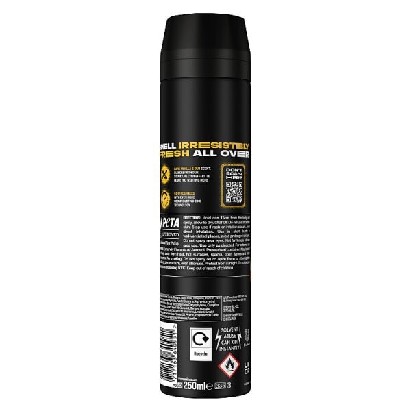Lynx Aerosol Bodyspray Xxl Gold 250ml
