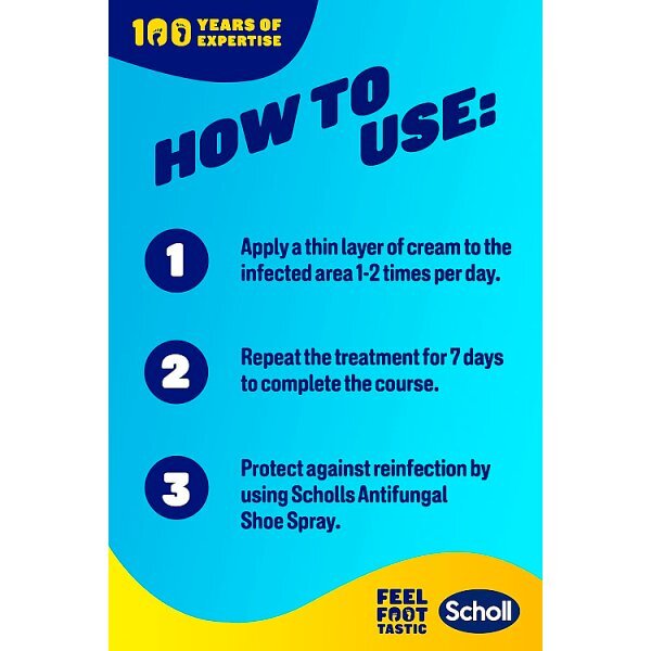Scholl Athletes Foot Cream Advance Antifungal Treatment 15ml
