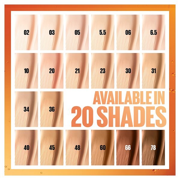 Maybelline Super Stay 24H Foundation + Vitamin C*-Shade 23