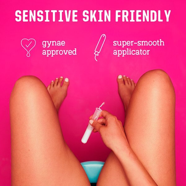 Flo Organic Cotton Applicator Tampons- 8 Regular + 6 Super