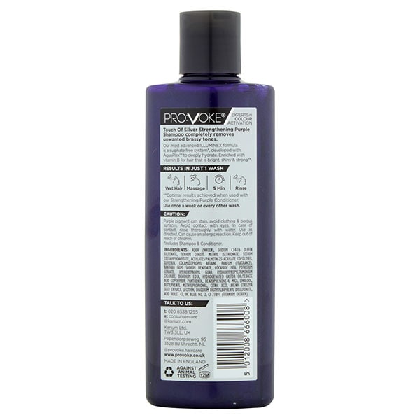 DNRAD PRO:VOKE Touch Of Silver Purple Shampoo 200ml