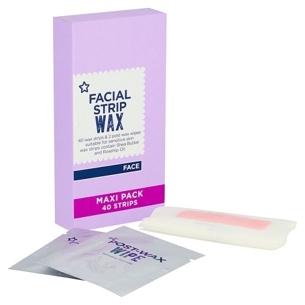 Superdrug Sensitive Facial Wax Strips x40