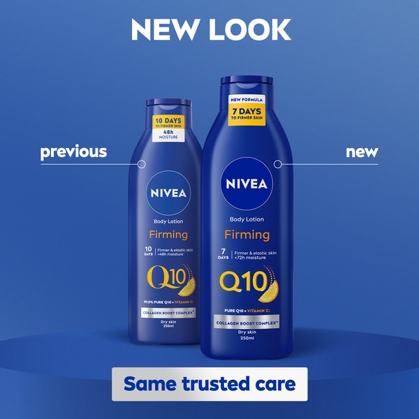 NIVEA Q10 + Vitamin C Firming Body Lotion for Dry Skin 250ml