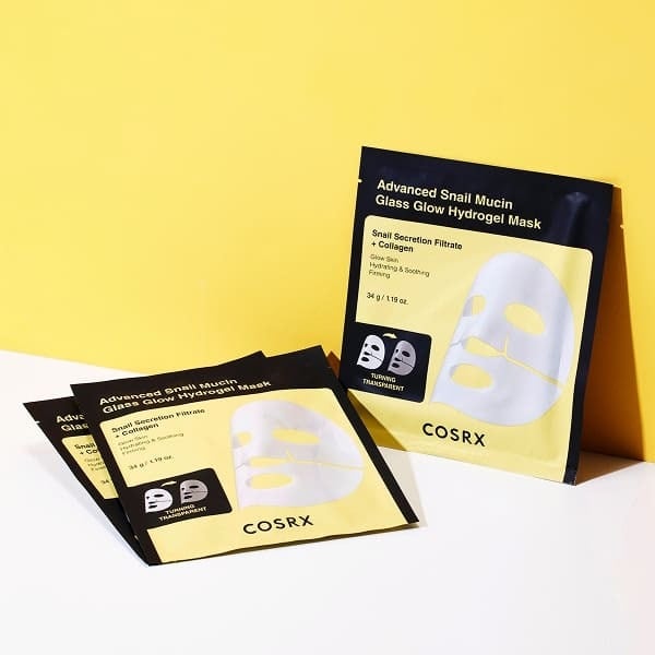 Advanced Snail Mucin Glass Glow Hydrogel Mask