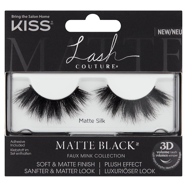 DNR KissLash Couture Matte Black Matte Silk