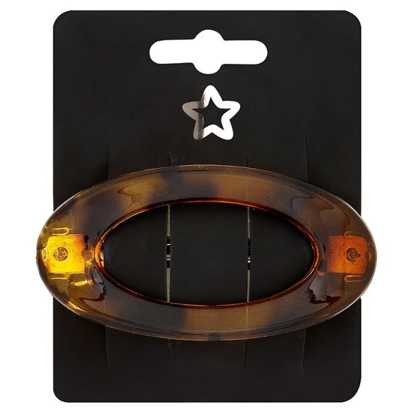 Superdrug Oval Barr Clips Tortoiseshell