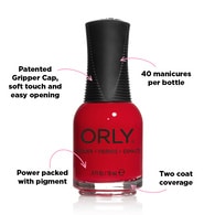 Orly Nail Polish - Haute Red 18ml