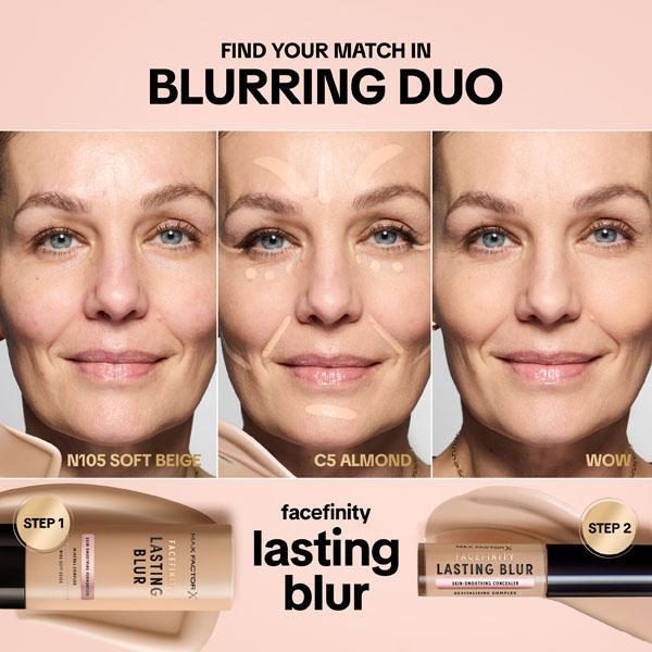 Max Factor Facefinity Lasting Blur Foundation - 140N Cocoa
