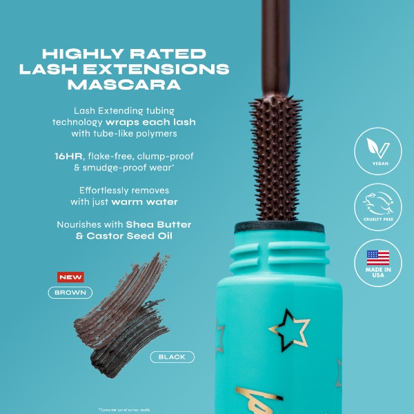 Milani Highly Rated Lash Extensions Mascara - 120 Brown
