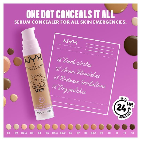 NYX Professional Makeup Bare With Me Concealer Serum Medium