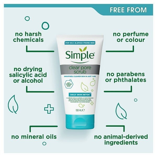 Simple Purify+ Pore Scrub 150 ml