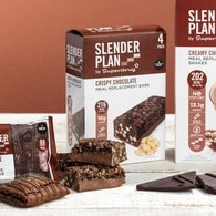 Superdrug Slenderplan Crispy Choc Meal Replacement Bars x4