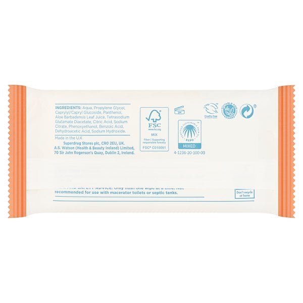 Superdrug Intimate Care Wipes x20