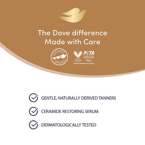 Dove Visibleglow Self Tan Lotion Medium To Dark 400ml