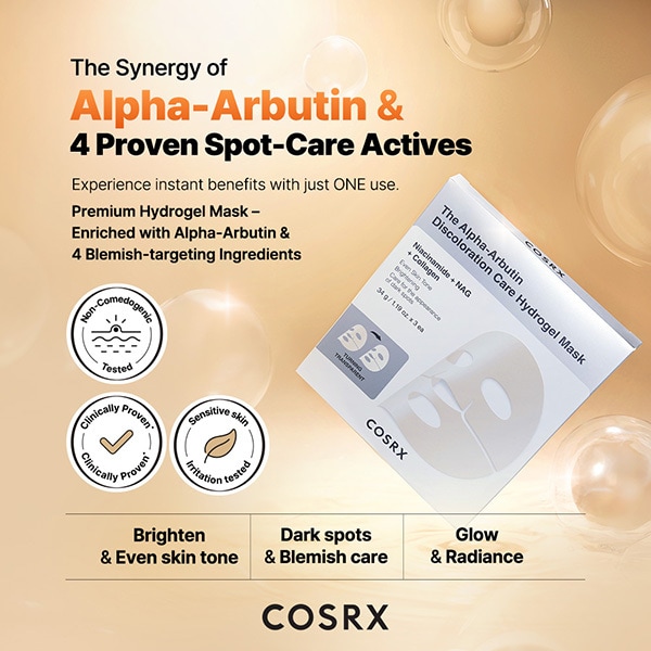 The Alpha-Arbutin Discoloration Care Hydrogel Mask